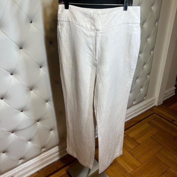 H&M Linen Capri Pants size 14 - Picture 2 of 6